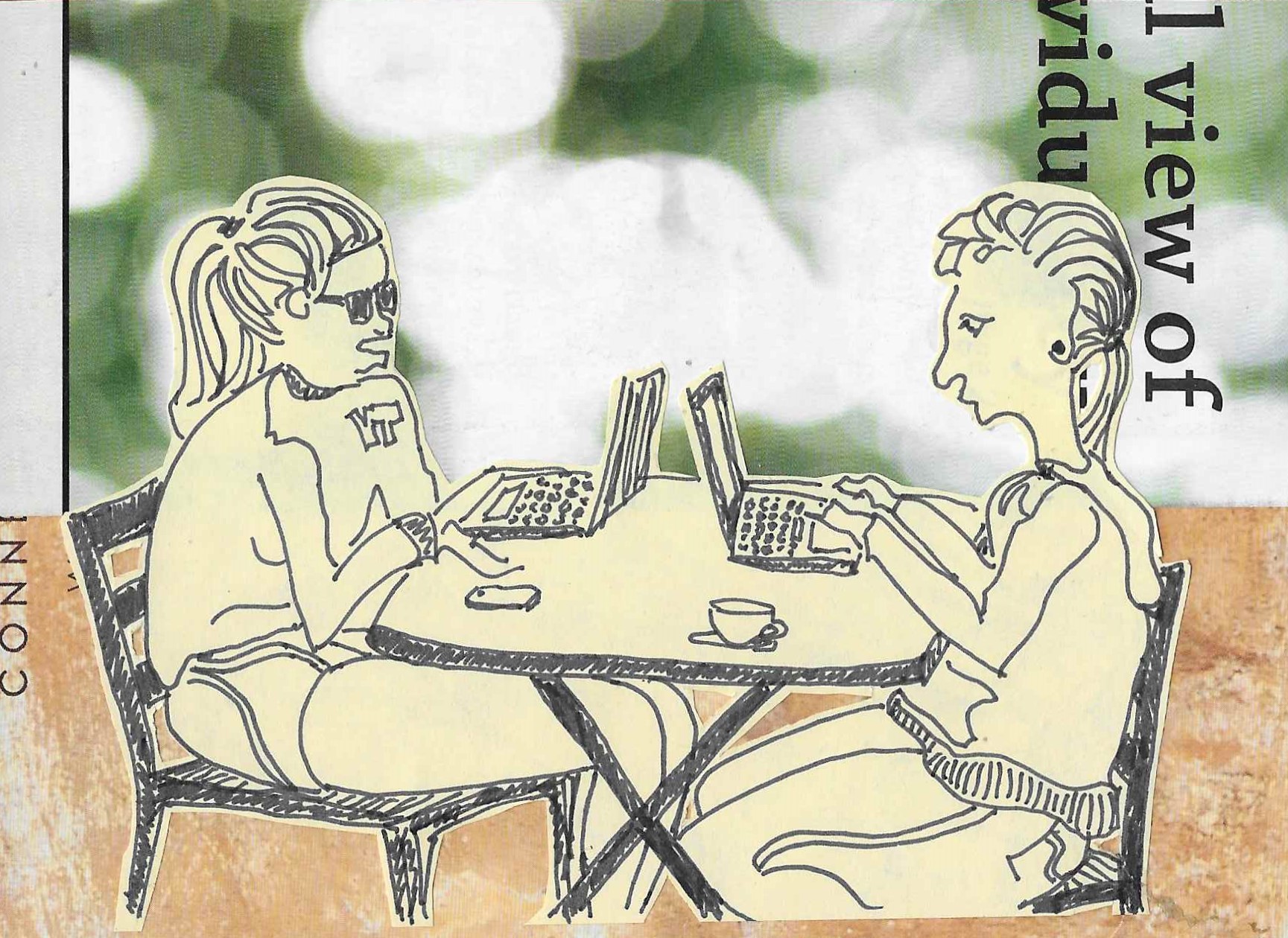 College Women in Sweatshirts